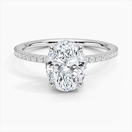 Perfect Fit Three-Quarter 10k Gold Diamond Engagement Ring