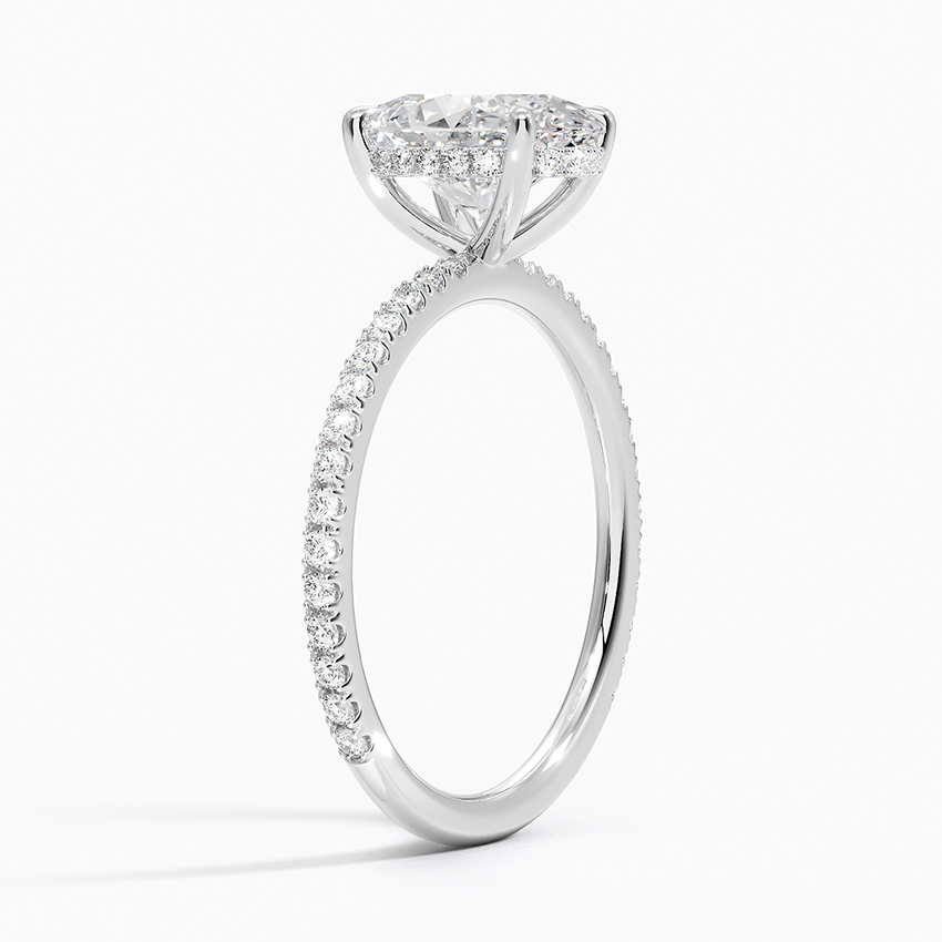 Perfect Fit Three-Quarter 10k Gold Diamond Engagement Ring