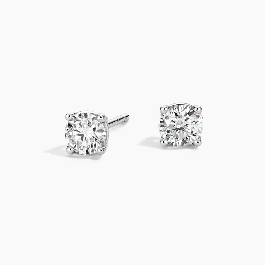 Engagement Earrings Women Jewelry Moissanite Diamond 10k Gold