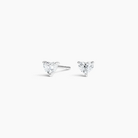 Heart Diamond Earrings Engagement Jewelry