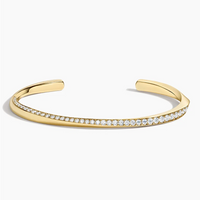 Diamond Bracelets 10k Gold Moissanite Women Jewelry