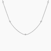 925 Silver Necklaces Women Jewelry Moissanite Jewelry