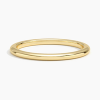 1.5mm 10k Gold Wedding Ring