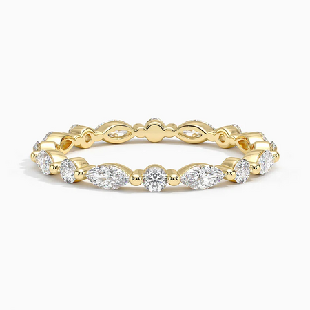 14k Gold Diamond Wedding Ring