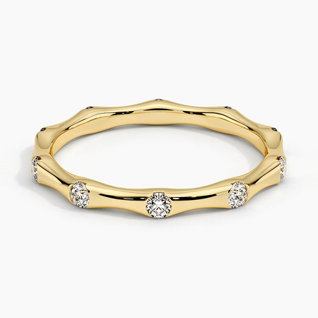 10k Gold Wedding Ring Diamond