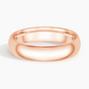 Men's Ring 18K White Gold Ring Wedding Ring 5mm Men's Band