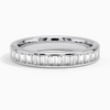 Gemstone Wedding Ring 14k White Gold Men's Ring Wedding Bond