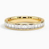 Gemstone Wedding Ring 14k White Gold Men's Ring Wedding Bond