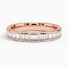 Gemstone Wedding Ring 14k White Gold Men's Ring Wedding Bond