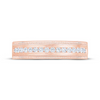 Wedding Ring Men's Ring 18k Rose Gold Men's Bond Gemstone Diamond