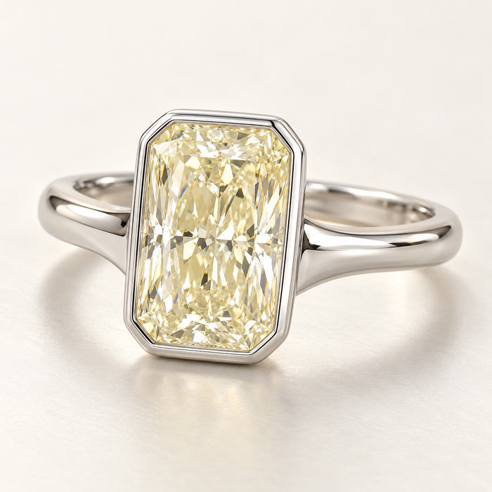 Soft yellow radiant