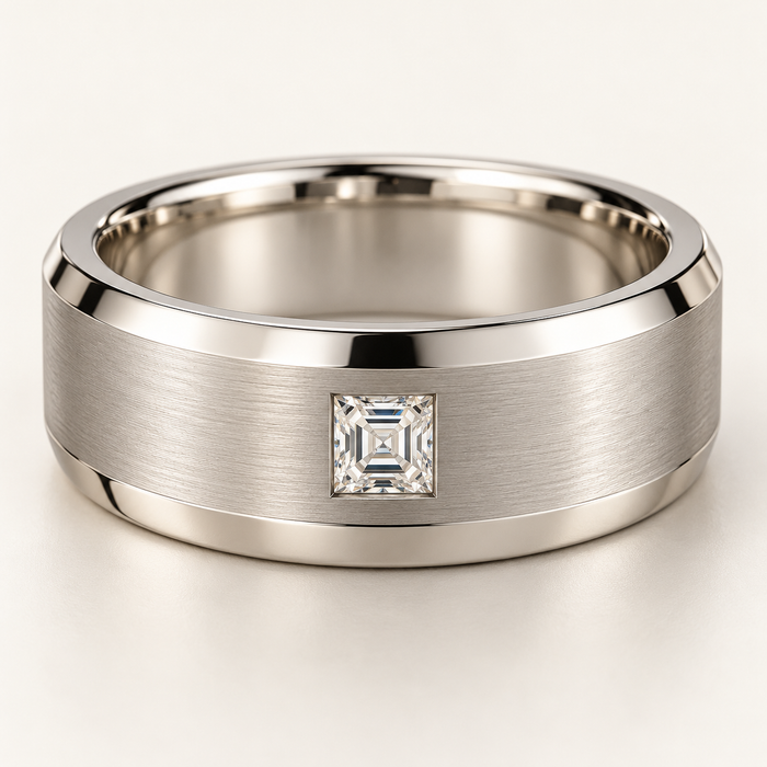 Beveled Asscher band