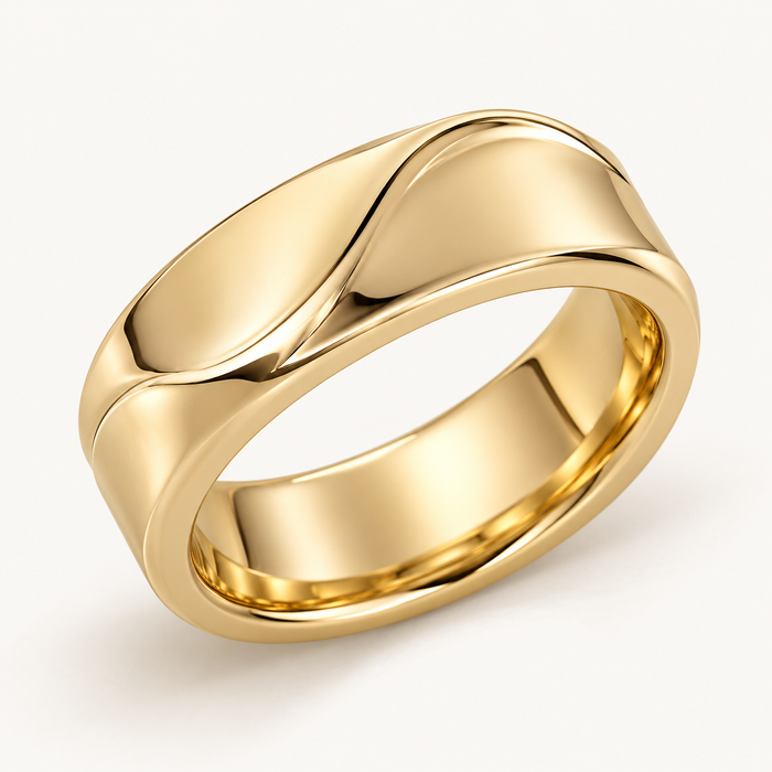 Sculpted wave band
